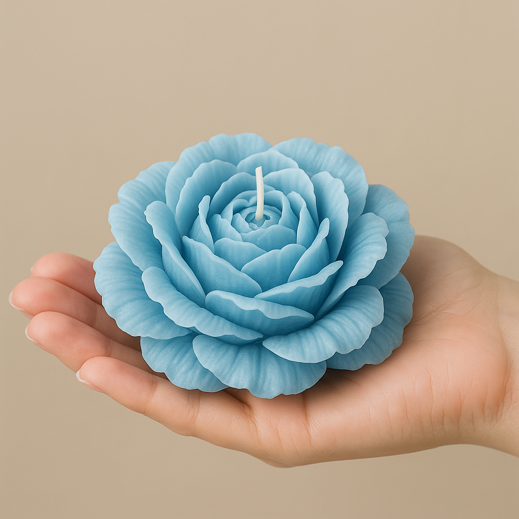 Single Bloom Peony Candle
